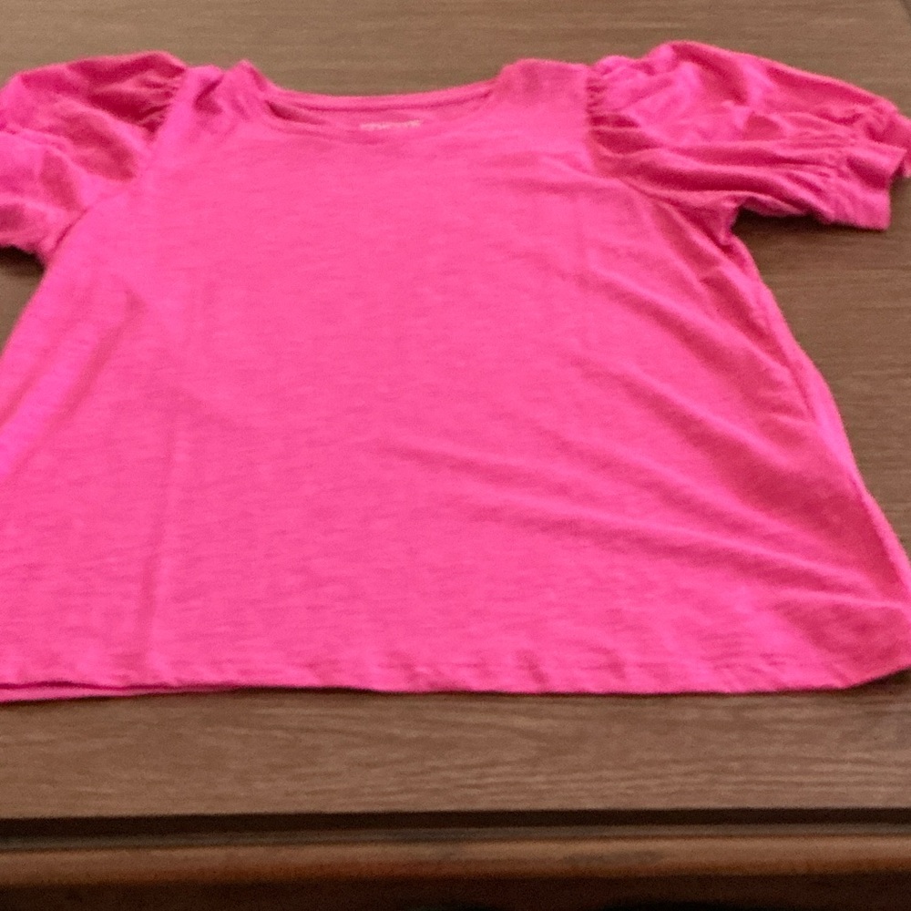 Chico's Vibrant Pink Short Sleeve Tee Size 3 ( XL) NWT